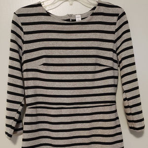 Old Navy 3/4 sleeve soft striped dress, Medium